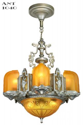 Beautiful Top-of-the-Line Art Deco Chandelier (ANT-1040)