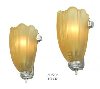 Antique Art Deco Streamline Design Slip Shade Sconces (ANT-1049)