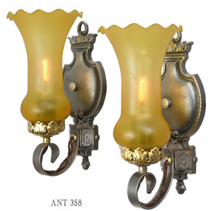 Edwardian style Pair of Sconces Circa 1920 (ANT-358)