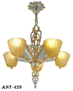 Art Deco "Nile": Chandelier by Lincoln Mnf (ANT-429)
