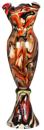 Fine Art Glass "Manhattan" Vase by Jozefina (ANT-SR122)